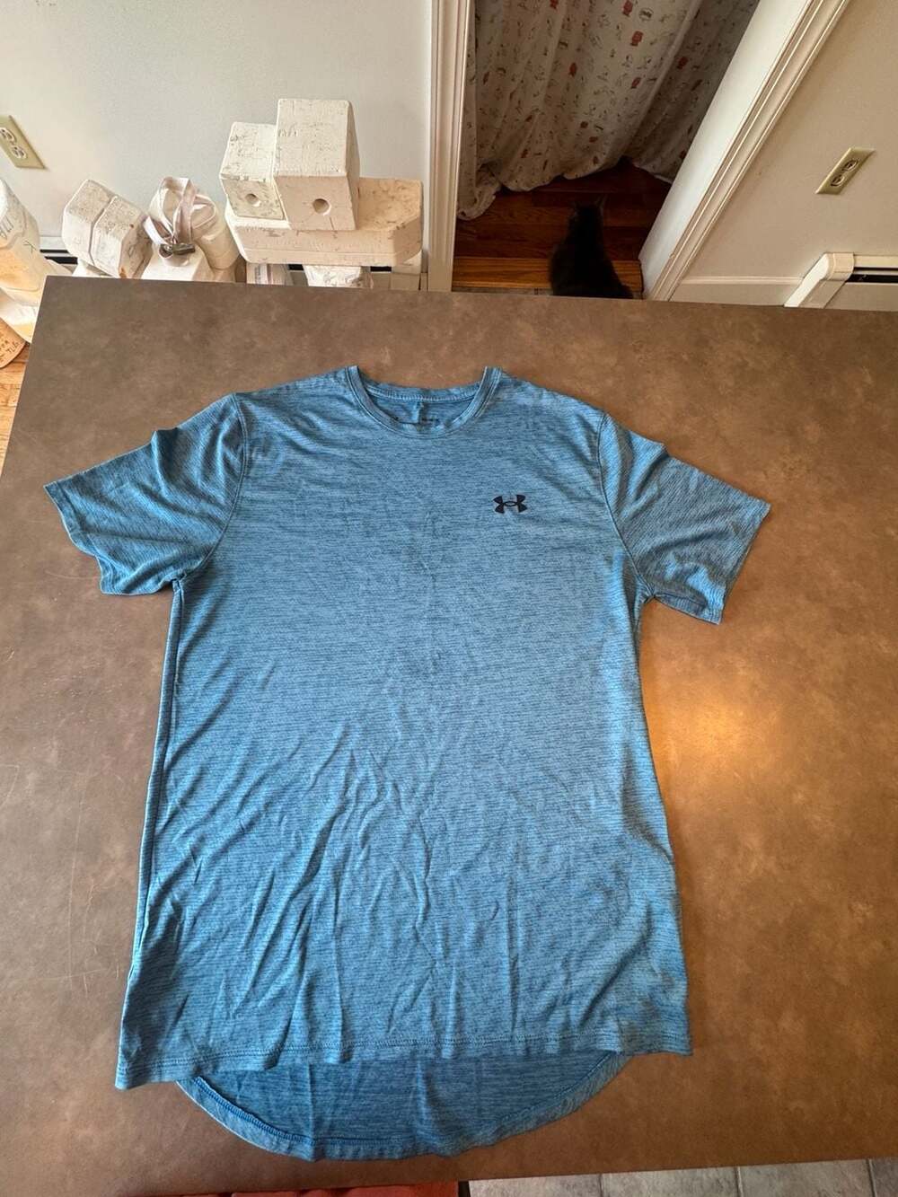 Under Armour Men's Blue Heathered Tech Short Sleeve T-Shirt